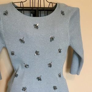 Embellished Sweater. New